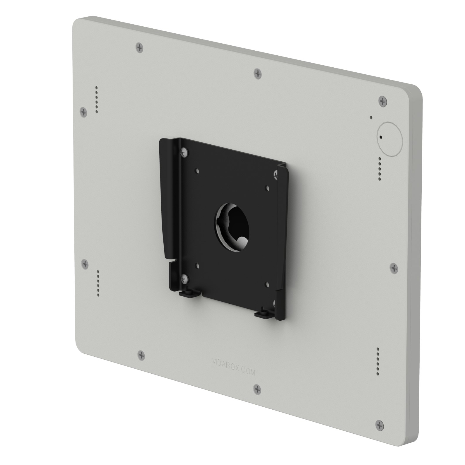 Fixed Slim Wall 12.9inch iPad Pro Tablet Mount Black