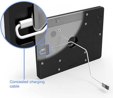 Clever Internal Cable Routing VESA Tablet Enclosure