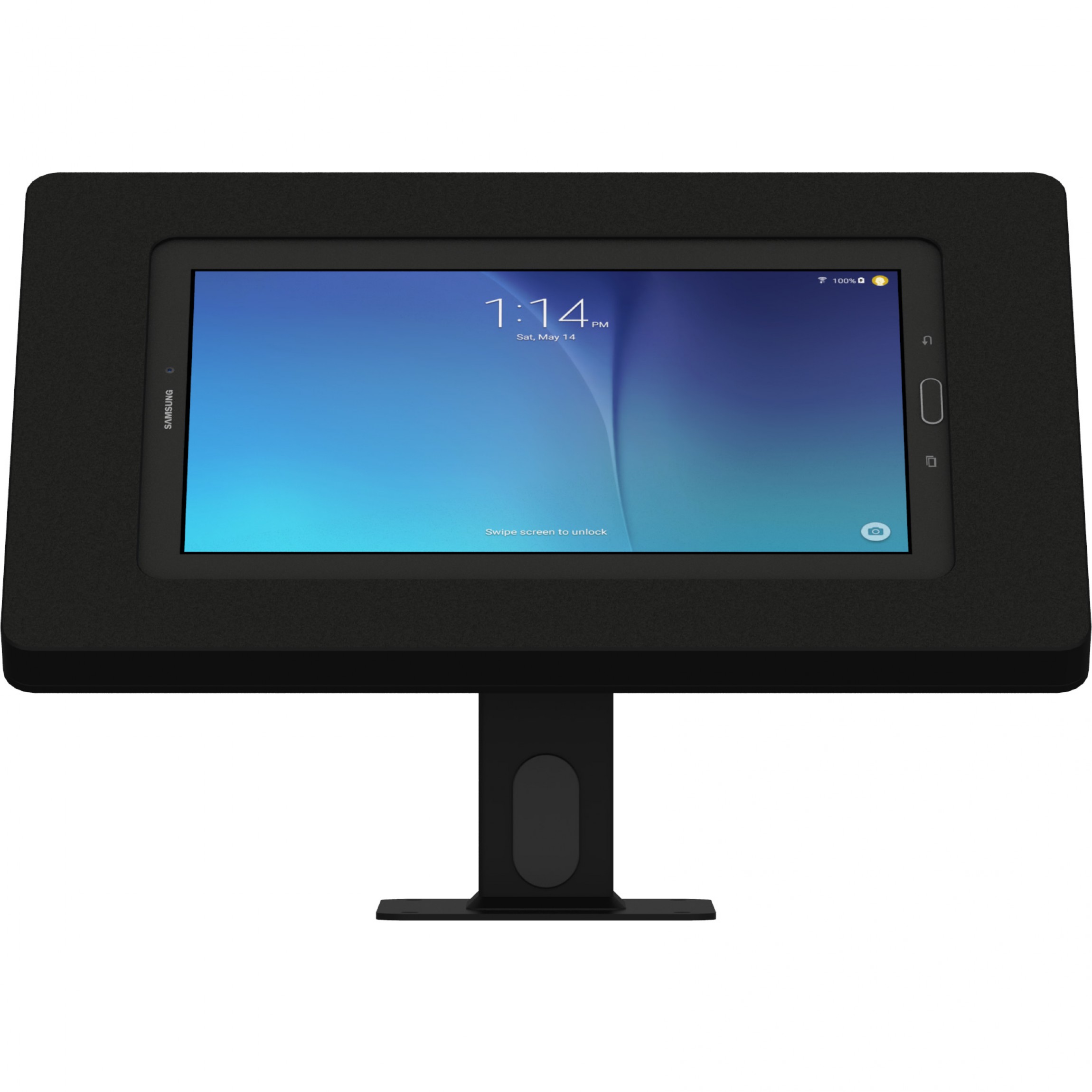 VidaMount Samsung Galaxy Tab E 9.6 Black Enclosure w. 360 Rotate & Tilt