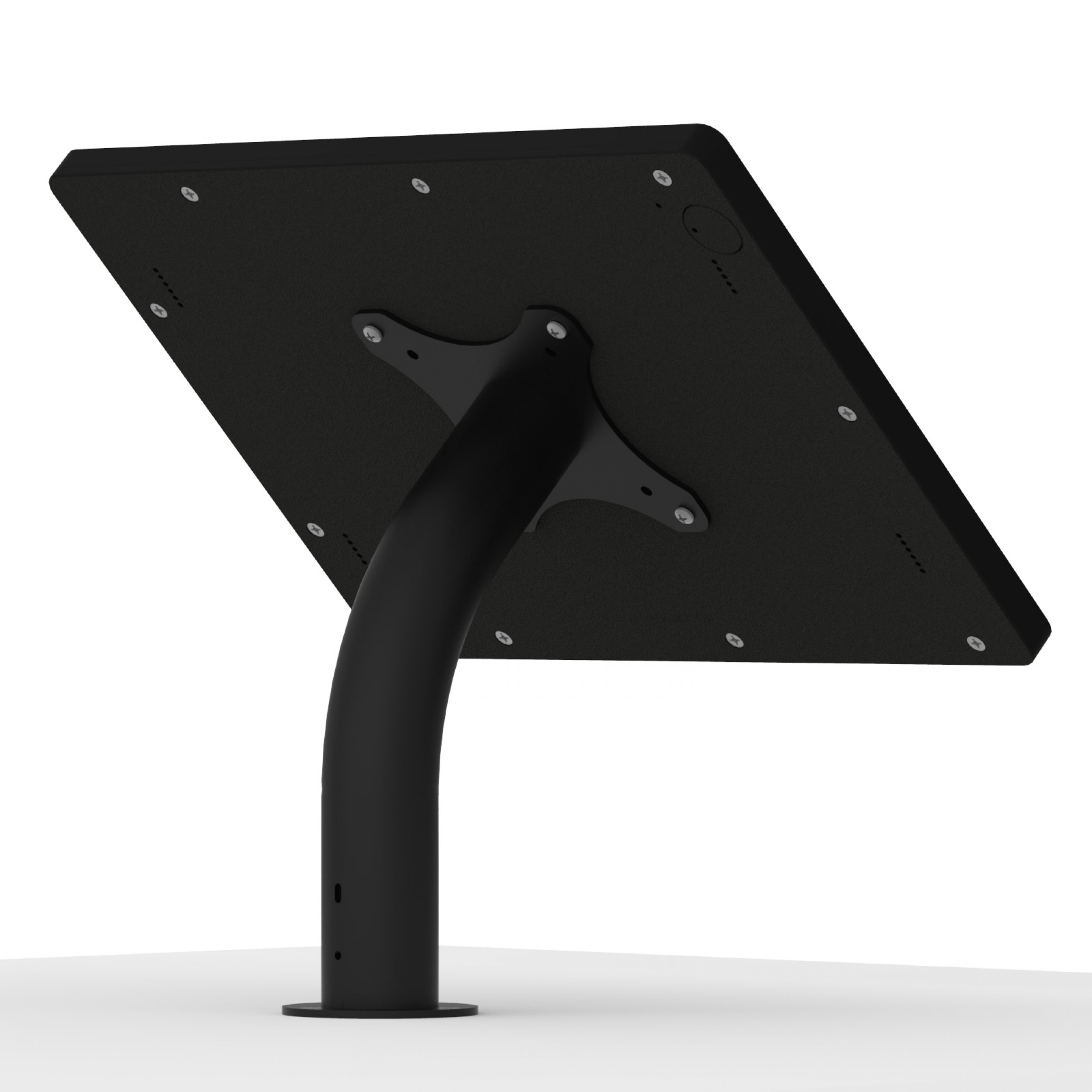 VidaMount 12.9inch iPad Pro Black Enclosure w. Fixed Desk/Wall Surface