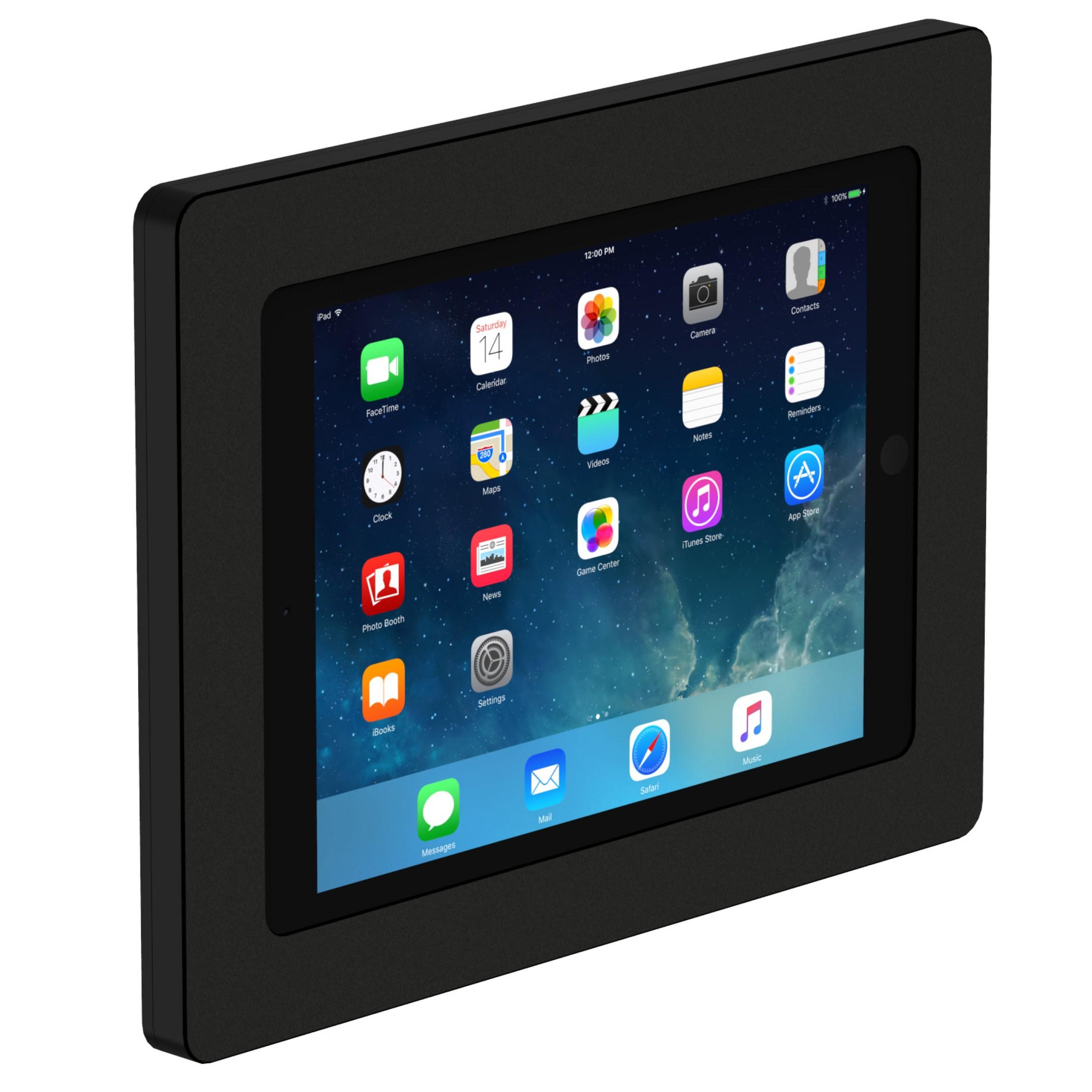 I nåde af Modig Hane VidaMount VESA Tablet Enclosure - iPad Air 1, Air 2, Pro 9.7, & iPad 9.7  (5th / 6th Gen) - Black