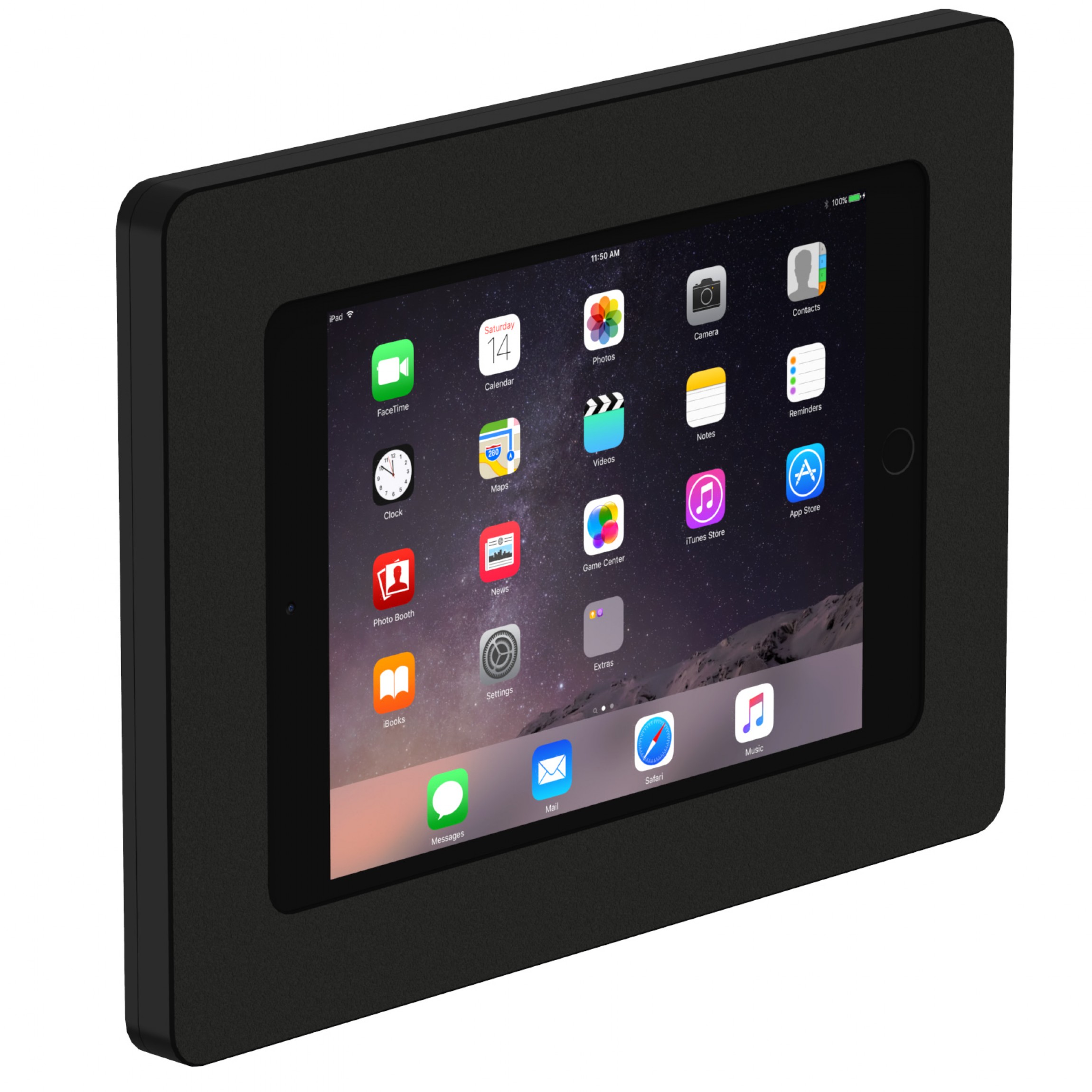 VidaMount VESA Tablet Enclosure - iPad Mini 1, 2 & 3 - Black