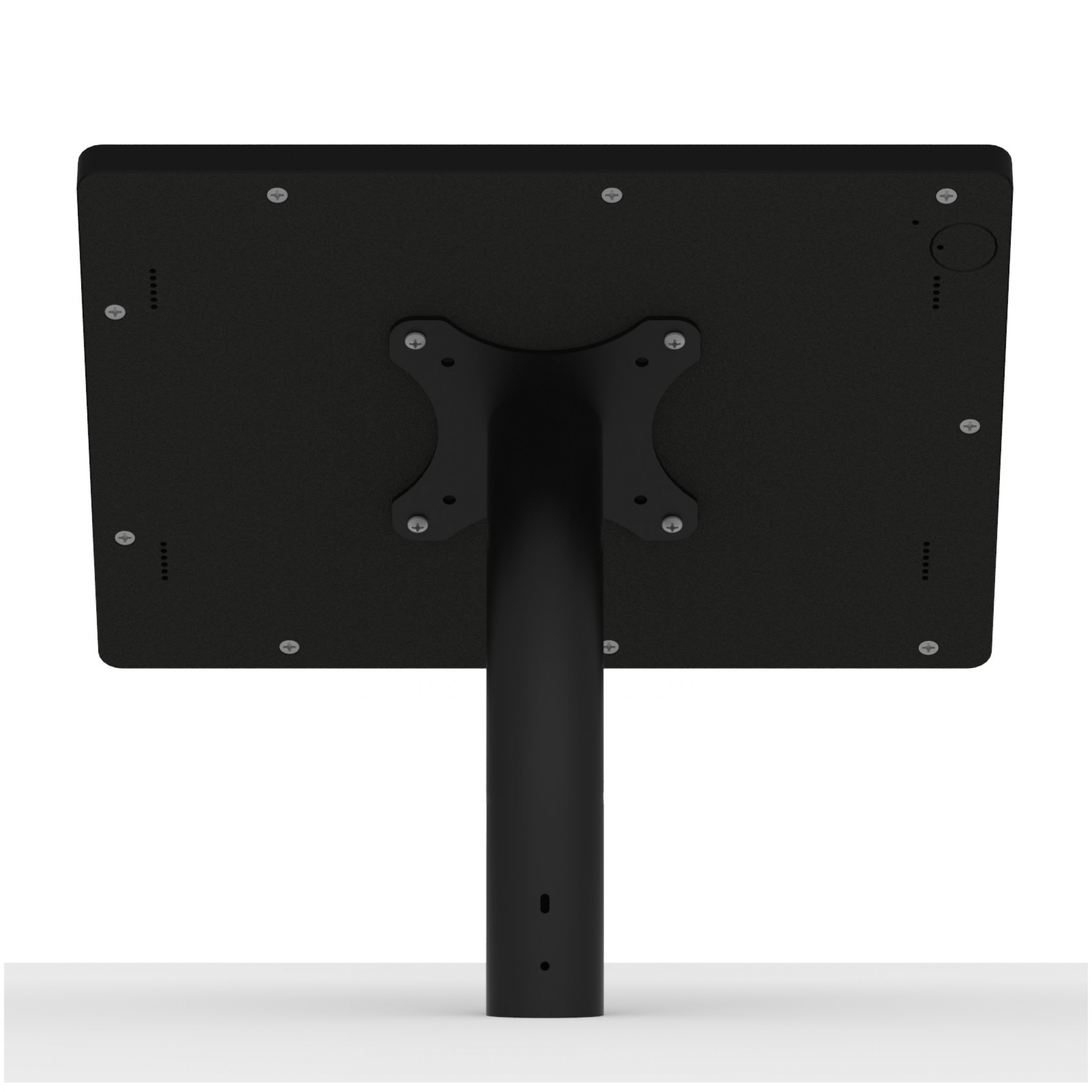 VidaMount 12.9inch iPad Pro Black Enclosure w. Fixed Desk/Wall Surface