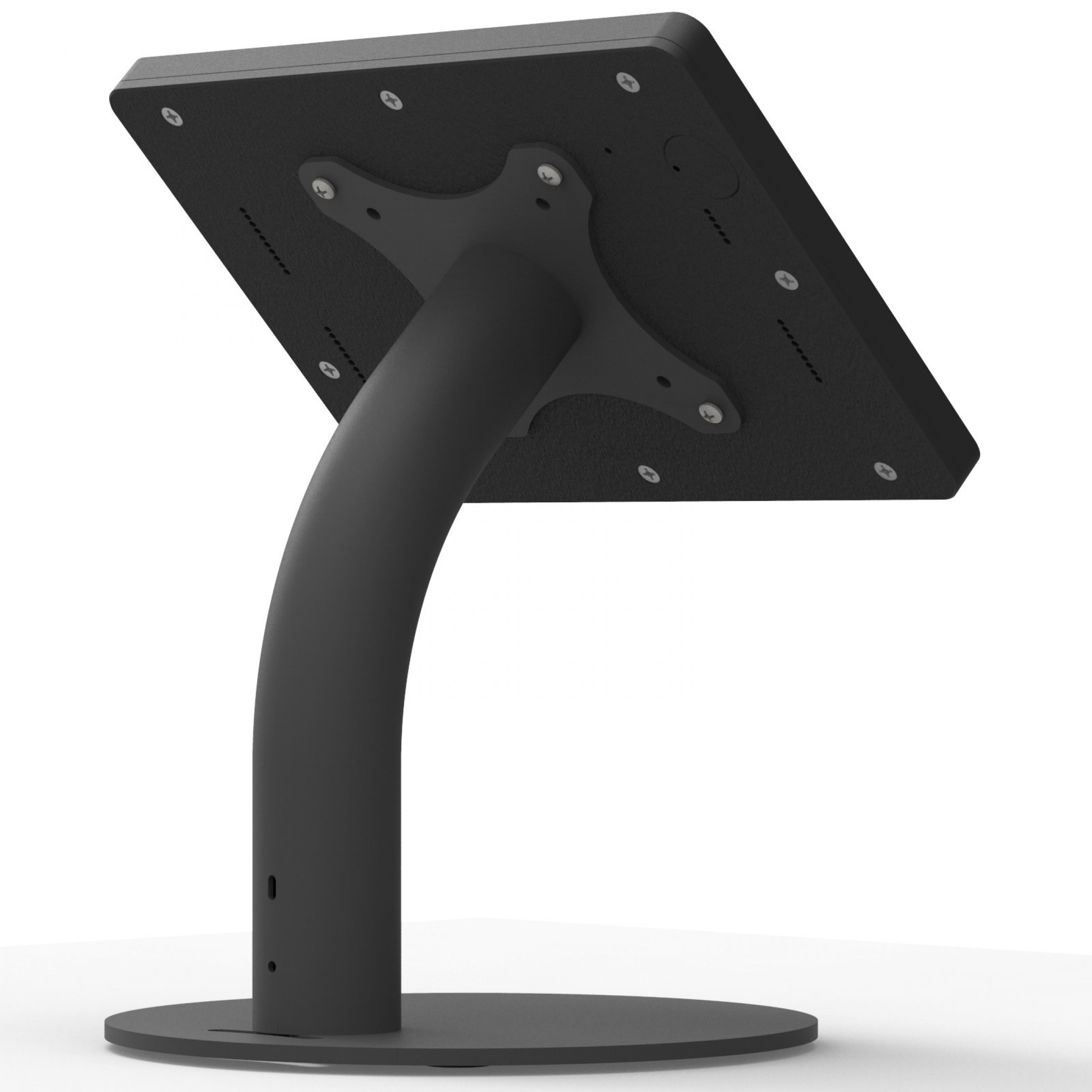VidaMount iPad Mini (6th Gen) Black Enclosure w. Portable Fixed VESA Stand