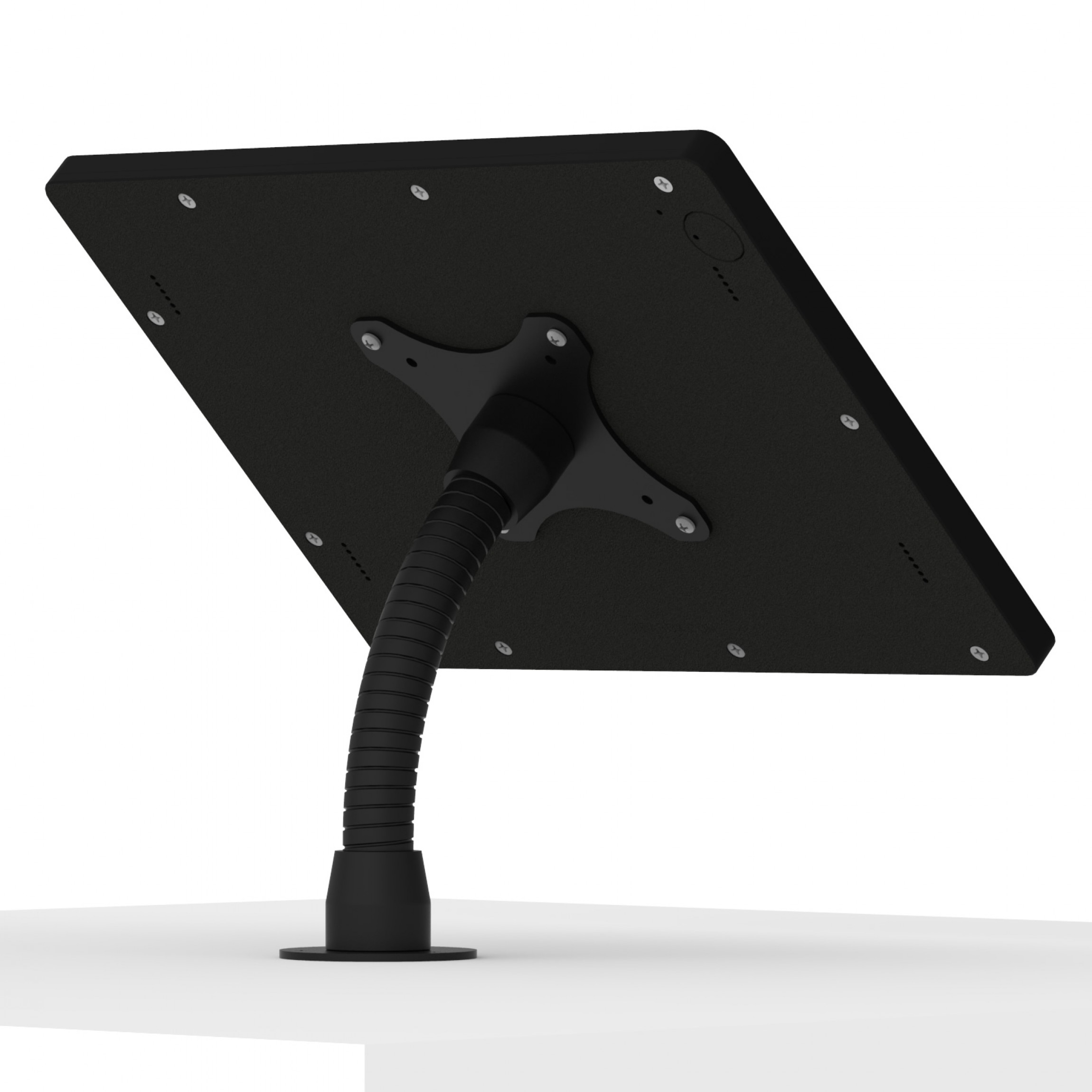 VidaMount 12.9inch iPad Pro Black Enclosure w. Flexible Desk/Wall