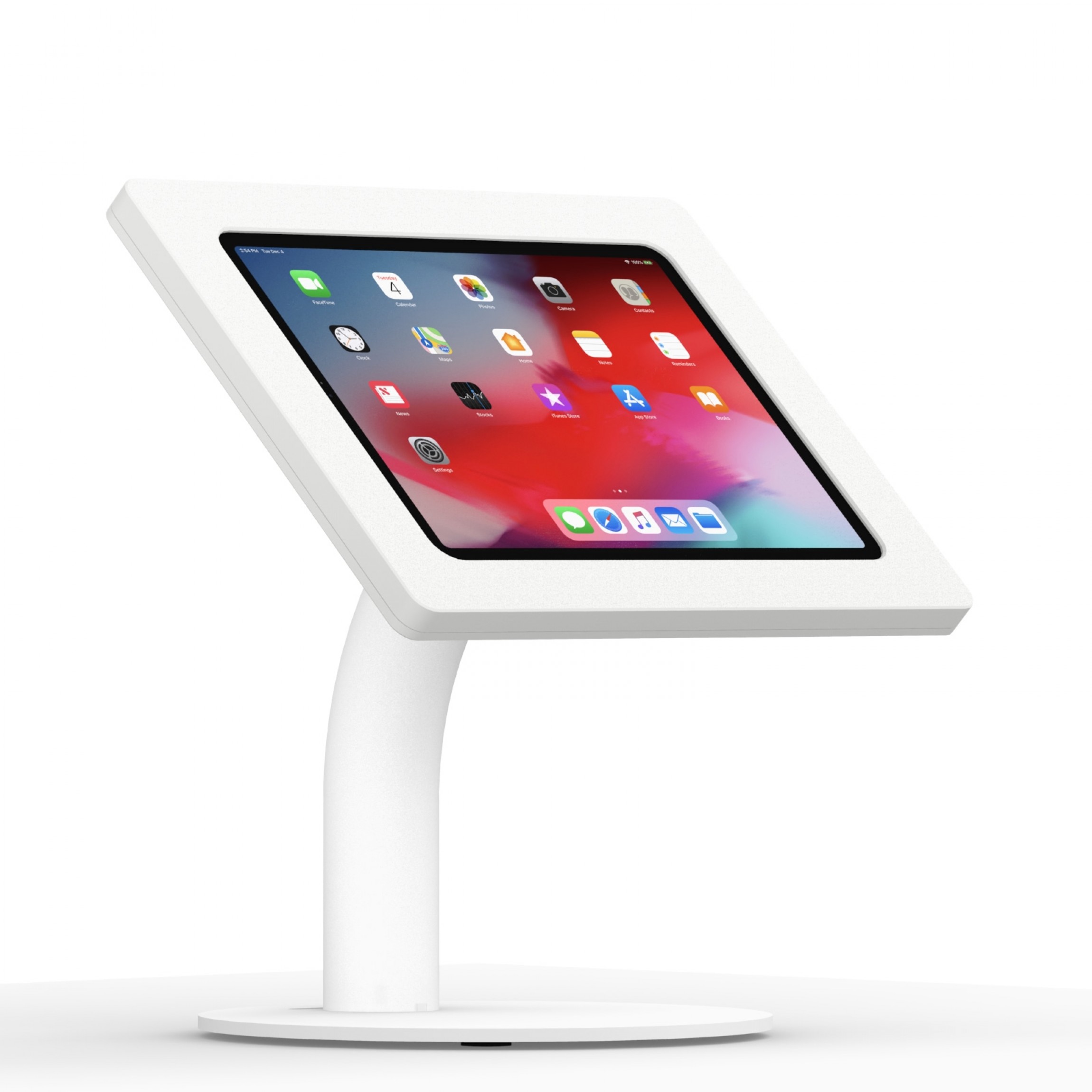 VidaMount 11-inch iPad Pro 1st Gen & 10.9-inch iPad Air 4th Gen White  Enclosure w. Portable Fixed VESA Stand