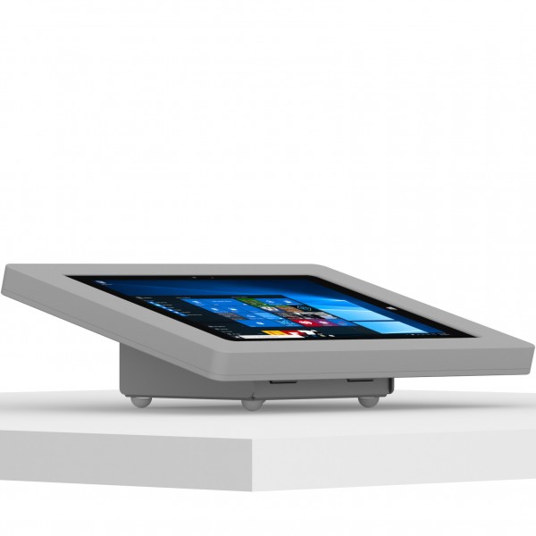 VidaMount Microsoft Surface 3 White Enclosure w. Fixed Tilted 15° Desk