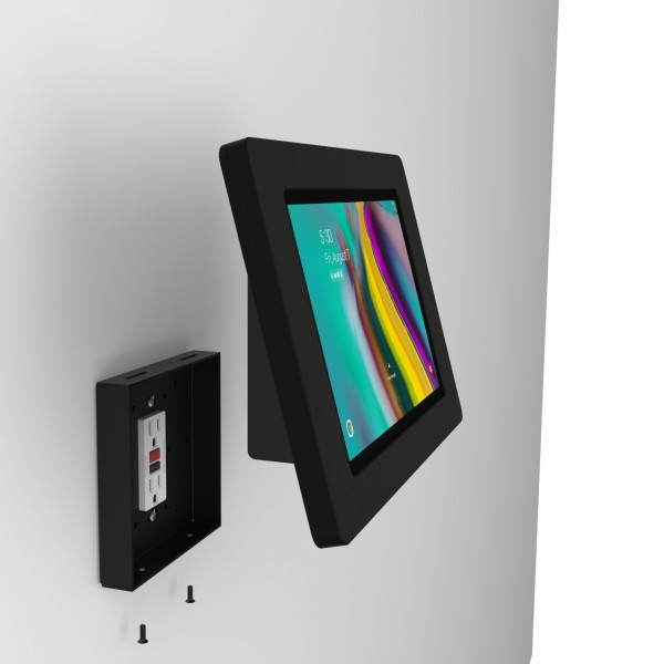 VidaMount Samsung Galaxy Tab S5e 10.5 Black Enclosure w. Fixed Tilted