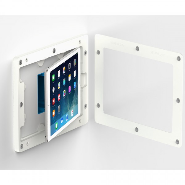 5th / 6th Gen Air 1/2 VidaMount White On-Wall Tablet Mount Compatible with iPad 9.7 Pro 9.7 