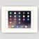 Fixed Slim VESA Wall Mount - iPad Mini 1, 2 & 3 - White [Front View]