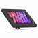 Adjustable Tilt Surface Mount - iPad Mini (6th Gen) - Black [Front Isometric View]