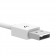 VidaPower High-Wattage USB to Lightning 90 degree Cable (Black) - Straight USB End / Front Iso View