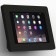 Fixed Tilted 15° Wall Mount - iPad Mini 1, 2, & 3 - Black [Front Isometric View]