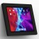 Fixed Tilted 15° Wall Mount - 12.9-inch iPad Pro 4th Gen - Black [Front Isometric View]