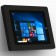 Fixed Tilted 15° Wall Mount - Microsoft Surface 3 - Black [Front Isometric View]