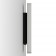 Fixed Slim VESA Wall Mount - Samsung Galaxy Tab A 8.0 - Light Grey [Side View]