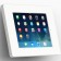 Fixed Tilted 15° Wall Mount - iPad Air 1 & 2, 9.7-inch iPad  & Pro - White [Front Isometric View]