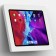 Fixed Tilted 15° Wall Mount - 12.9-inch iPad Pro 4th Gen - White [Front Isometric View]