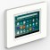 VidaMount On-Wall Tablet Mount - Amazon Fire 10th Gen HD 8 & HD 8 Plus (2020, 2022) - White [Iso Wall View]