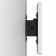 Tilting VESA Wall Mount - iPad Mini 1, 2 & 3 - White [Side View 0 degrees]