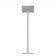 Fixed VESA Floor Stand - 11-inch iPad Pro - Light Grey [Full Back View]