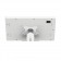 Adjustable Tilt Surface Mount - 12.9-inch iPad Pro 4th & 5th Gen - White [Back View]