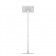 Fixed VESA Floor Stand - 10.2-inch iPad 7th Gen - White [Full Back View]