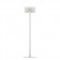 Fixed VESA Floor Stand - iPad Mini 1, 2 & 3 - White [Full Back View]