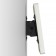 Tilting VESA Wall Mount - Samsung Galaxy Tab E 9.6 - White [Side View 10 degrees up]