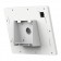 Fixed Tilted 15° Wall Mount - 12.9-inch iPad Pro 4th Gen - White [Back Isometric View]