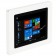 VidaMount VESA Tablet Enclosure - Microsoft Surface Go - White [Isometric View]