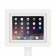 Fixed VESA Floor Stand - iPad 2, 3 & 4 - White [Tablet Front 45 Degrees]