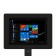 Fixed VESA Floor Stand - Microsoft Surface Go & Go 2 - Black [Tablet Front 45 Degrees]