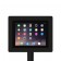 Fixed VESA Floor Stand - iPad 2, 3 & 4 - Black [Tablet Front 45 Degrees]