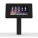 Fixed Desk/Wall Surface Mount - iPad Mini 4 - Black [Front View]