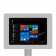 Fixed VESA Floor Stand - Microsoft Surface Go & Go 2 - Light Grey [Tablet Front 45 Degrees]
