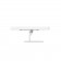 Adjustable Tilt Surface Mount - 10.2-inch iPad 7th Gen - White [Side View Horizontal]