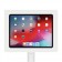 Fixed VESA Floor Stand - 12.9-inch iPad Pro 3rd Gen - White [Tablet Front 45 Degrees]