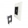 Removable Fixed Glass Mount - iPad 2, 3, 4 - White [Assembly View 1]