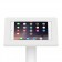 Fixed VESA Floor Stand - iPad Mini 1, 2 & 3 - White [Tablet Front View]