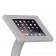 Fixed VESA Floor Stand - iPad Mini 1, 2 & 3 - Light Grey [Tablet Front Isometric View]