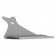 Keyboard Tray Accessory for Fixed Floor Stand - Light Grey