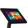 Fixed VESA Floor Stand - Samsung Galaxy Tab 4 10.1- Black [Tablet Front Isometric View]