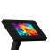 Fixed VESA Floor Stand - Samsung Galaxy Tab 4 7.0 - Black [Tablet Front Isometric View]