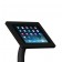 Fixed VESA Floor Stand - iPad Air 1 & 2, 9.7-inch iPad Pro - Black [Tablet Front Isometric View]