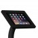 Fixed VESA Floor Stand - iPad Mini 1, 2 & 3 - Black [Tablet Front Isometric View]
