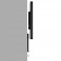 Fixed Slim VESA Wall Mount - Samsung Galaxy Tab 4 10.1 - Black [Side Assembly View]