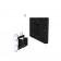 Removable Tilting Glass Mount - Samsung Galaxy Tab 4 7.0 - Black [Assembly View 1]