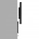 Fixed Slim VESA Wall Mount - 10.2-inch iPad 7th Gen - Black [Side Assembly View]