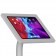 Fixed VESA Floor Stand - 12.9-inch iPad Pro 4th & 5th Gen- Light Grey [Tablet Front Isometric View]
